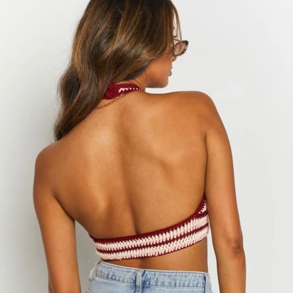 Beginning Boutique crotchet crop top - Picture 3 of 4